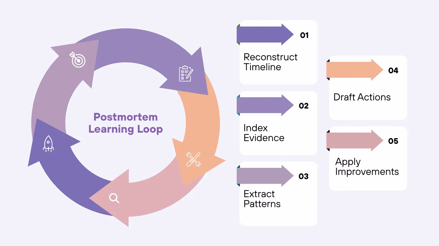 Illustration for “Postmortem: From Retelling Events to Improving the System Faster”
