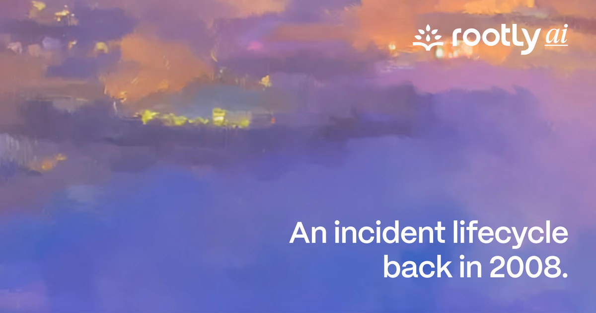 An Incident Lifecycle back in 2008
