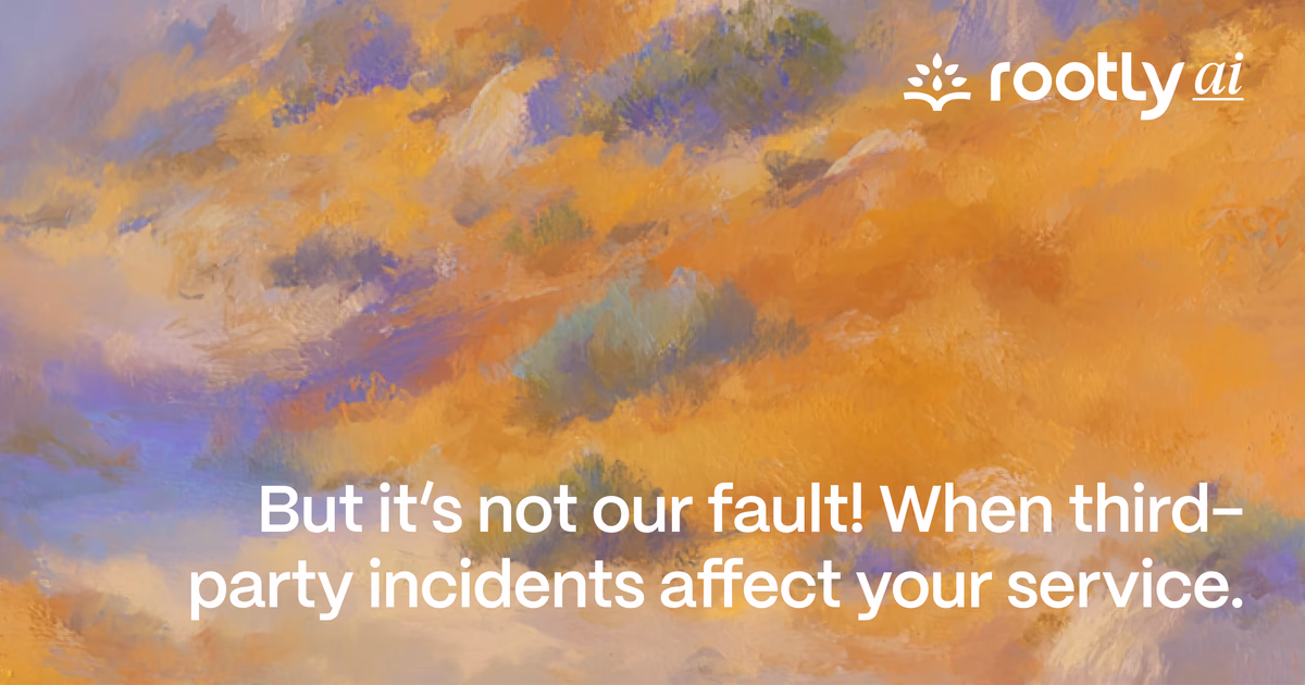 But It’s Not Our Fault! When Third-party Incidents Affect Your Service