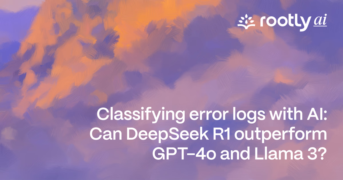 Classifying Error Logs with AI: Can DeepSeek R1 Outperform GPT-4o and Llama 3?