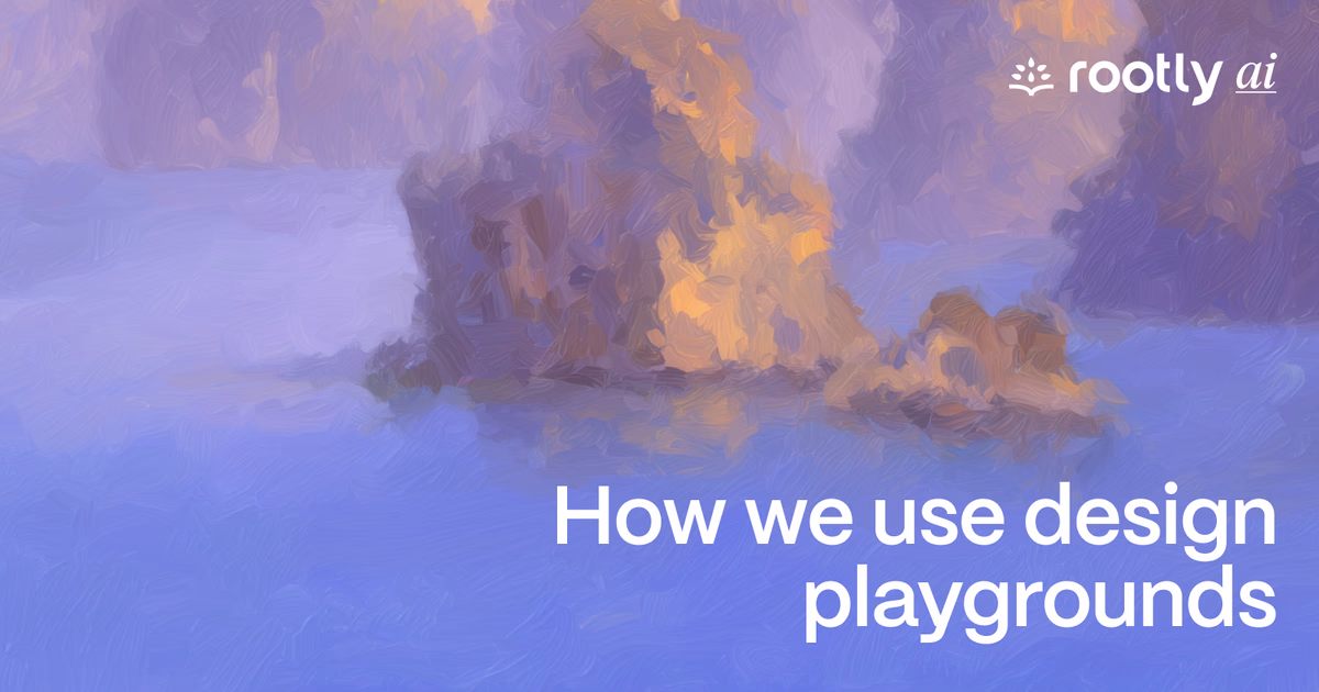 Prototyping with design playgrounds