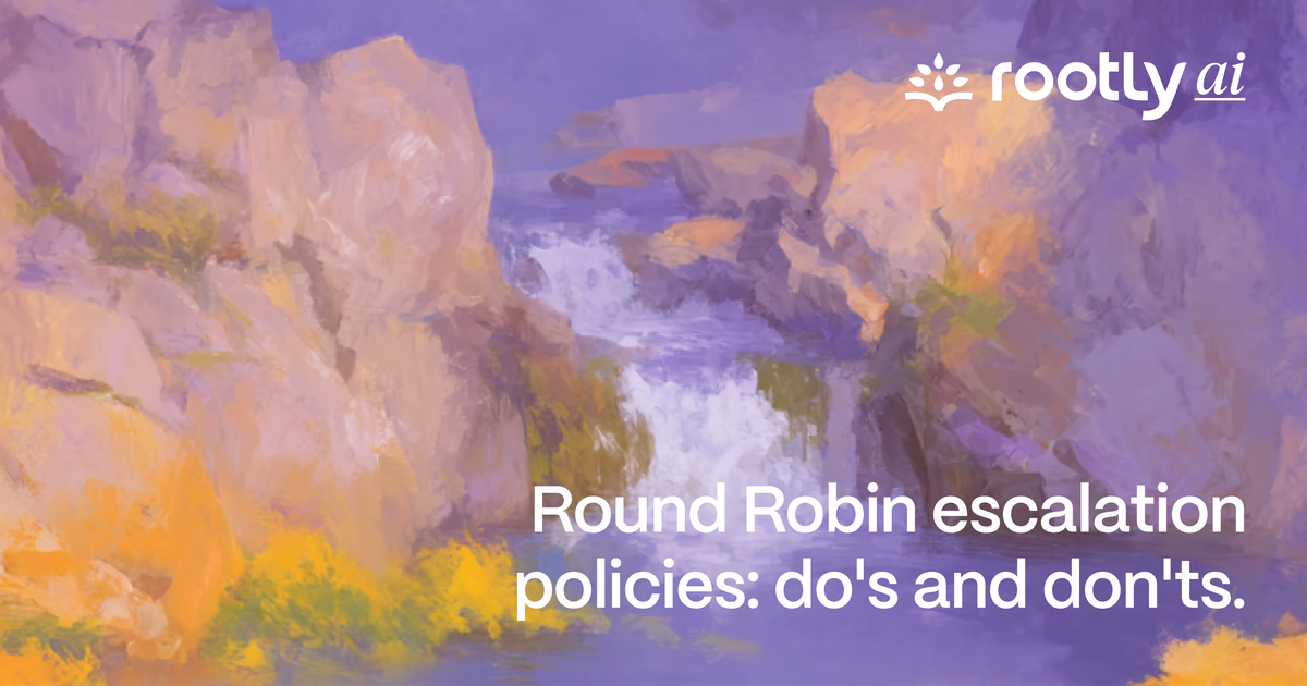Round Robin escalation policies: do's and don'ts