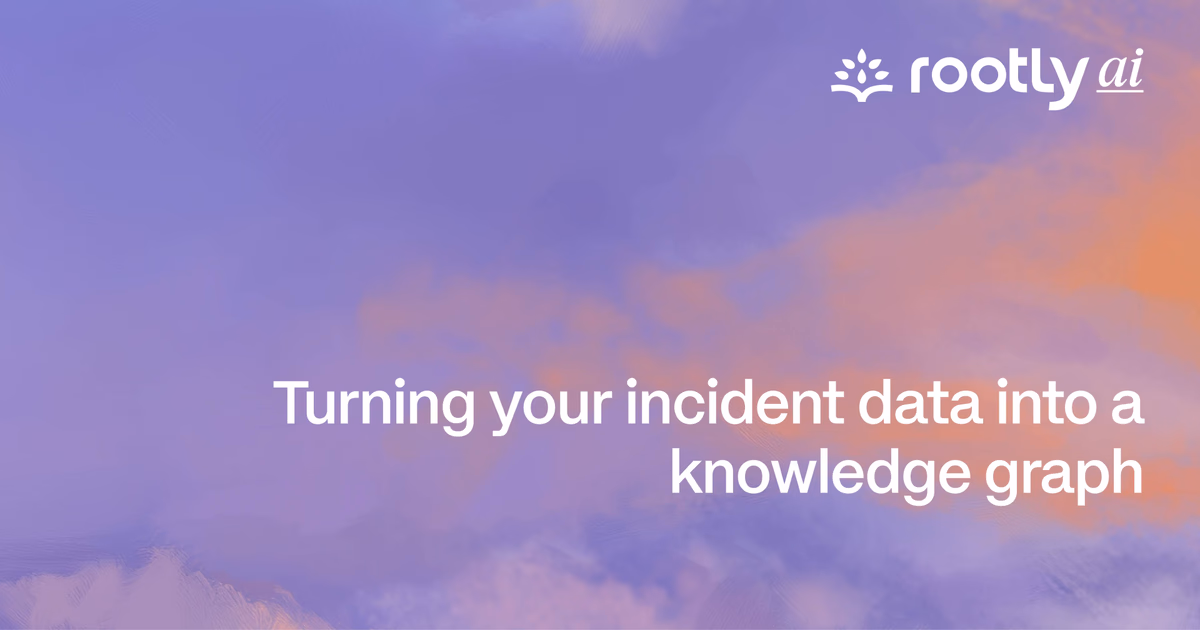 Turning your incident data into a knowledge graph