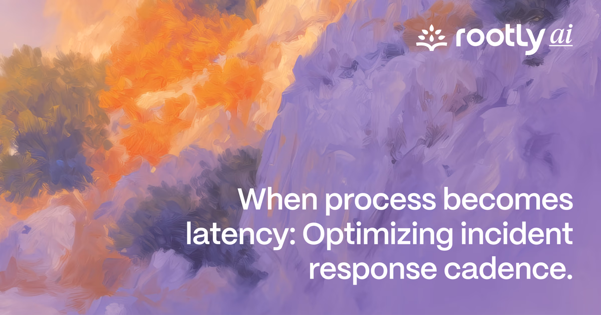 When Process Becomes Latency: Optimizing Incident Response Cadence