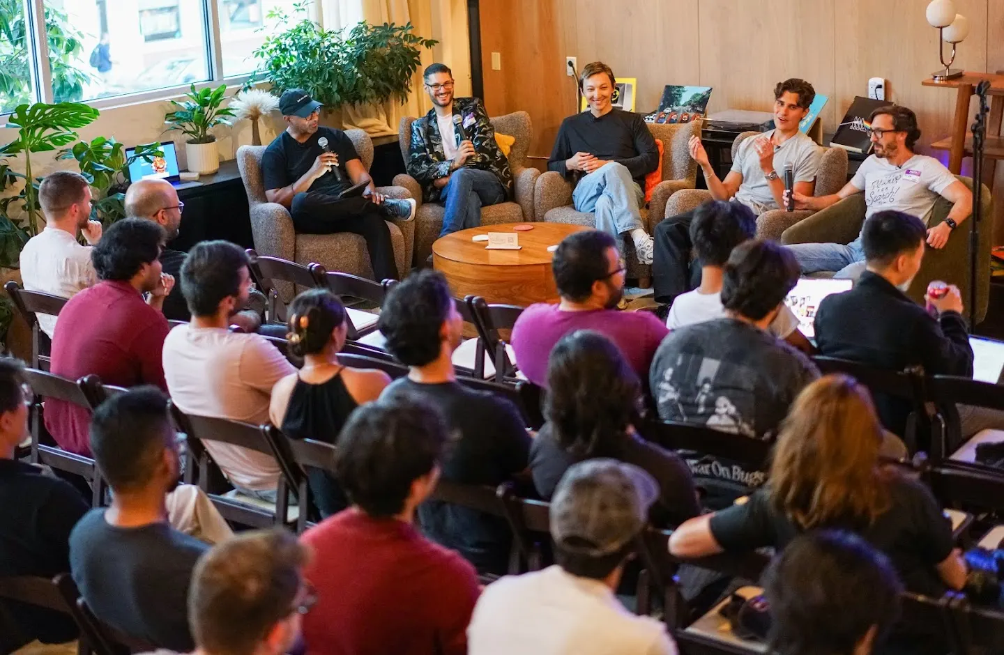 The audience gathered for the event at SF Tech Week 2026 w/ PostHog, Convex, & Elastic (photo 1)
