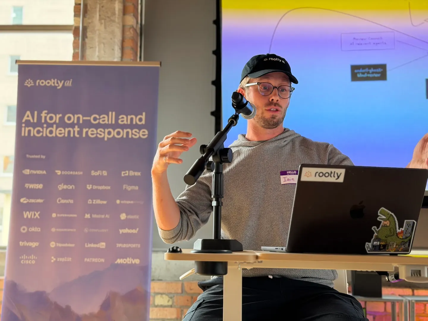 A speaker presenting to the community at Ruby Toronto x Rootly ( June 25th, 2026) (photo 3)