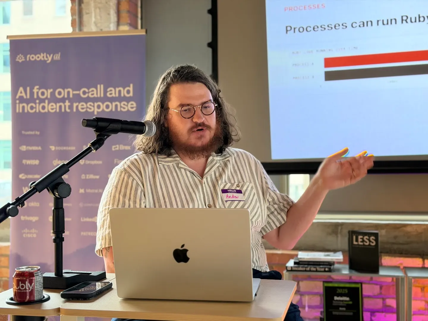 A speaker presenting to the community at Ruby Toronto x Rootly ( June 25th, 2026) (photo 4)