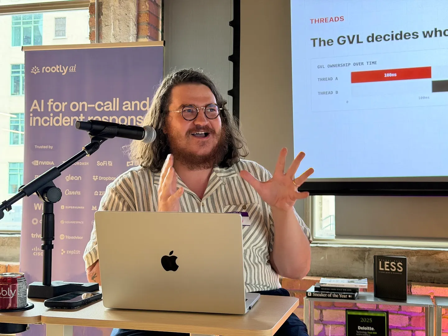 A speaker presenting to the community at Ruby Toronto x Rootly ( June 25th, 2026) (photo 6)