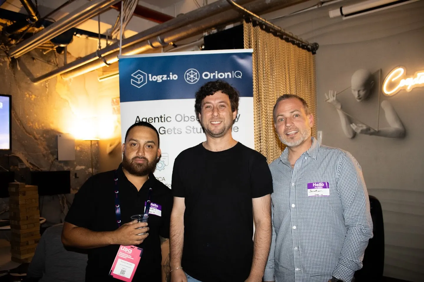 Community members posing together at LeadDev NYC 2026 (Coexist GameHouse) (photo 7)