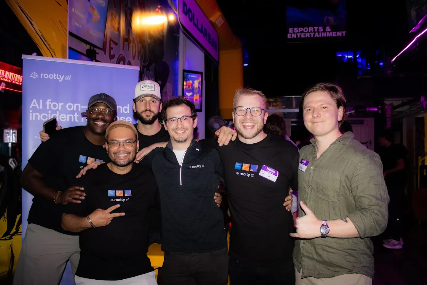 Community members posing together at LeadDev NYC 2026 (Coexist GameHouse) (photo 8)