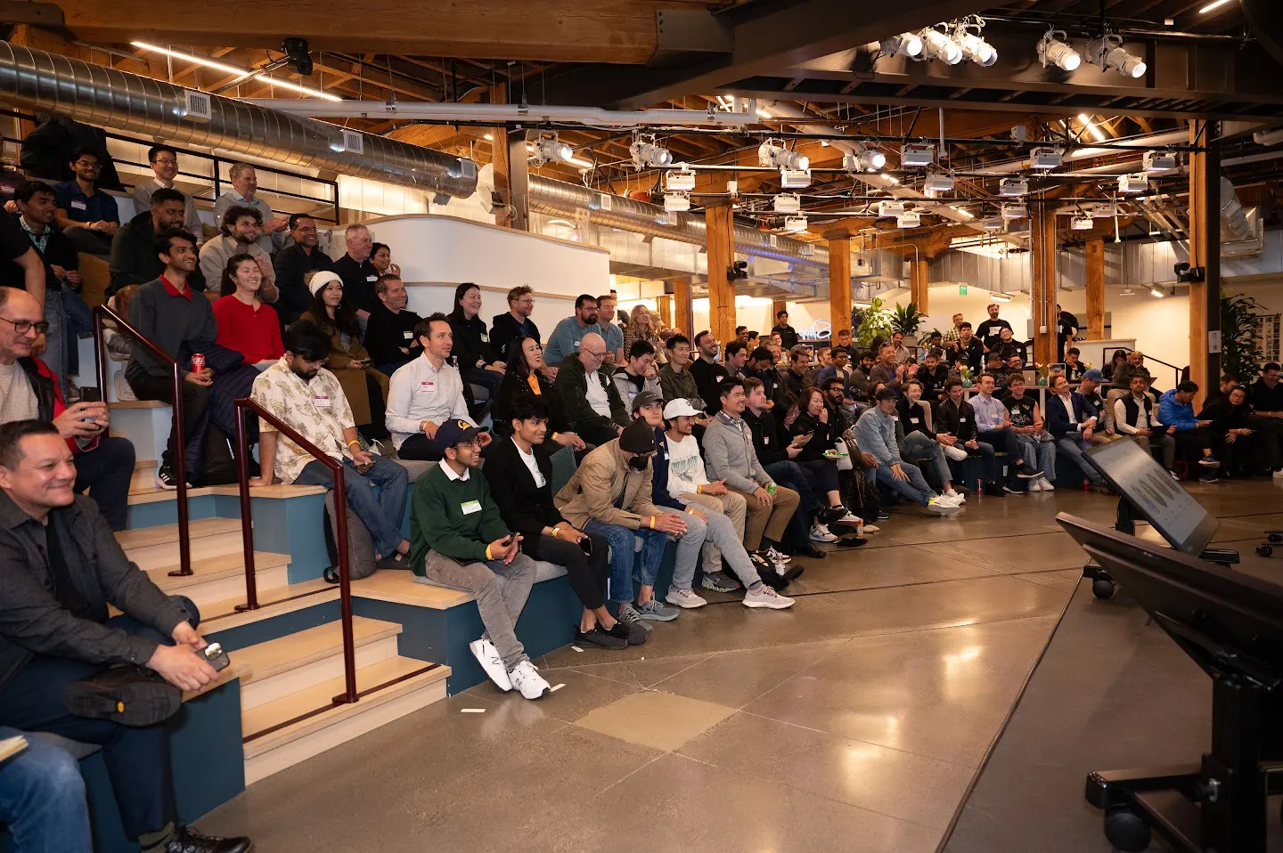 The audience gathered for the event at Rootly AI Labs @ GitHub SF (photo 7)