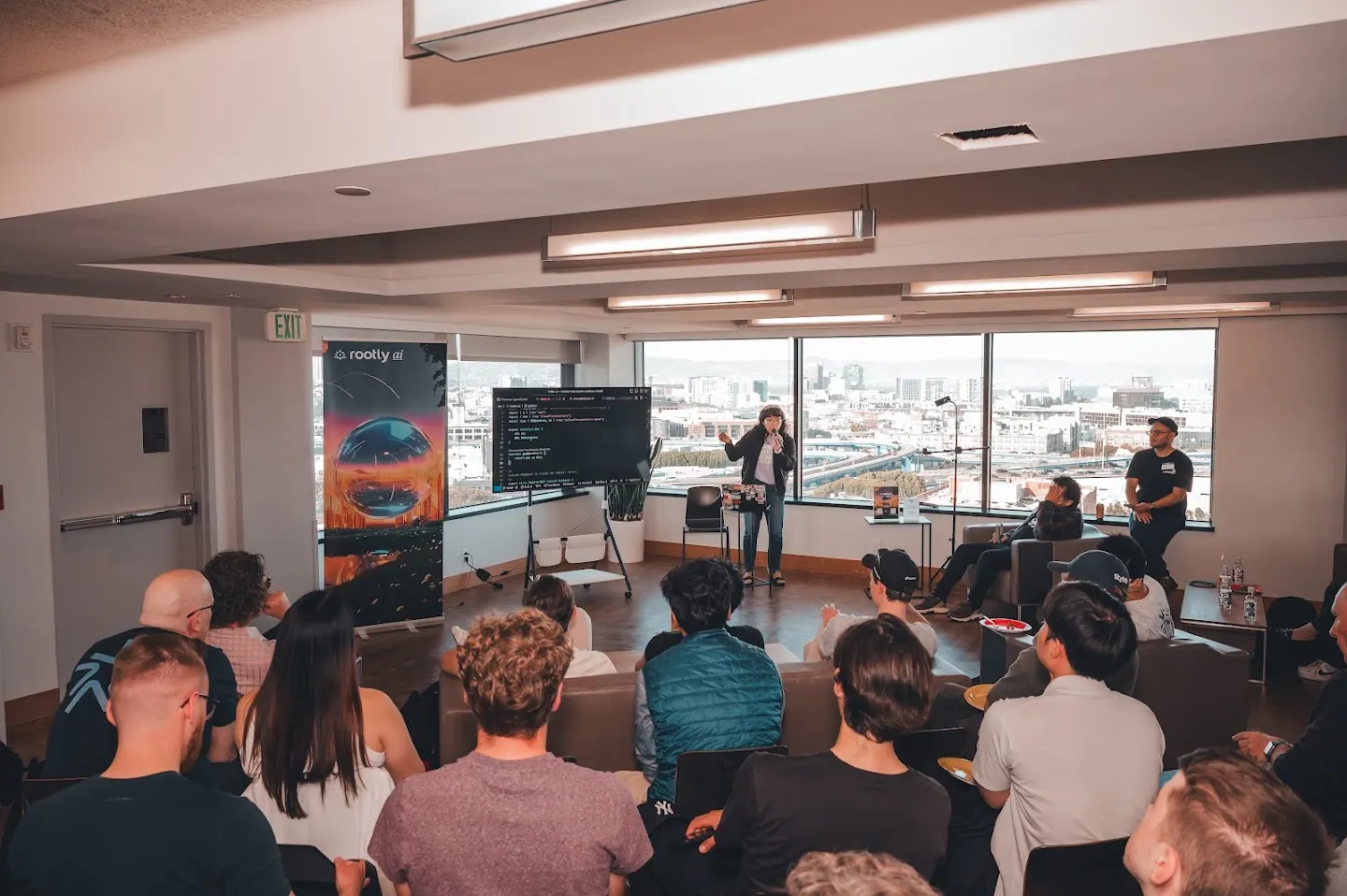 The audience gathered for the event at Rootly AI Meetup DevTools Demo Night (photo 6)