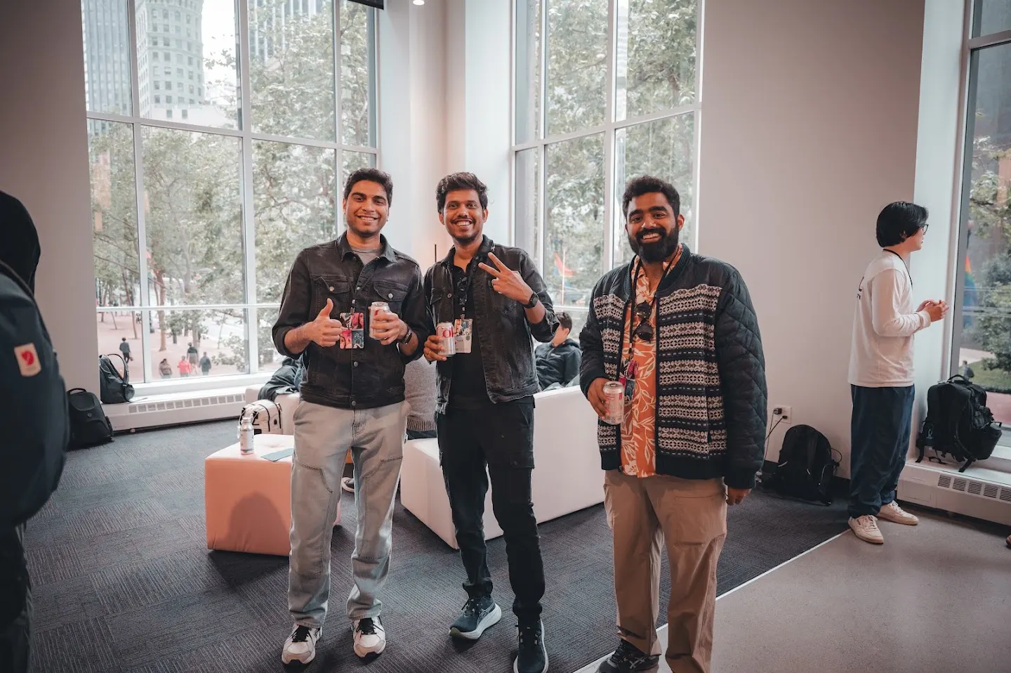 Attendees chatting and connecting at Rootly AI Meetup @ AWS Builder Loft (photo 5)