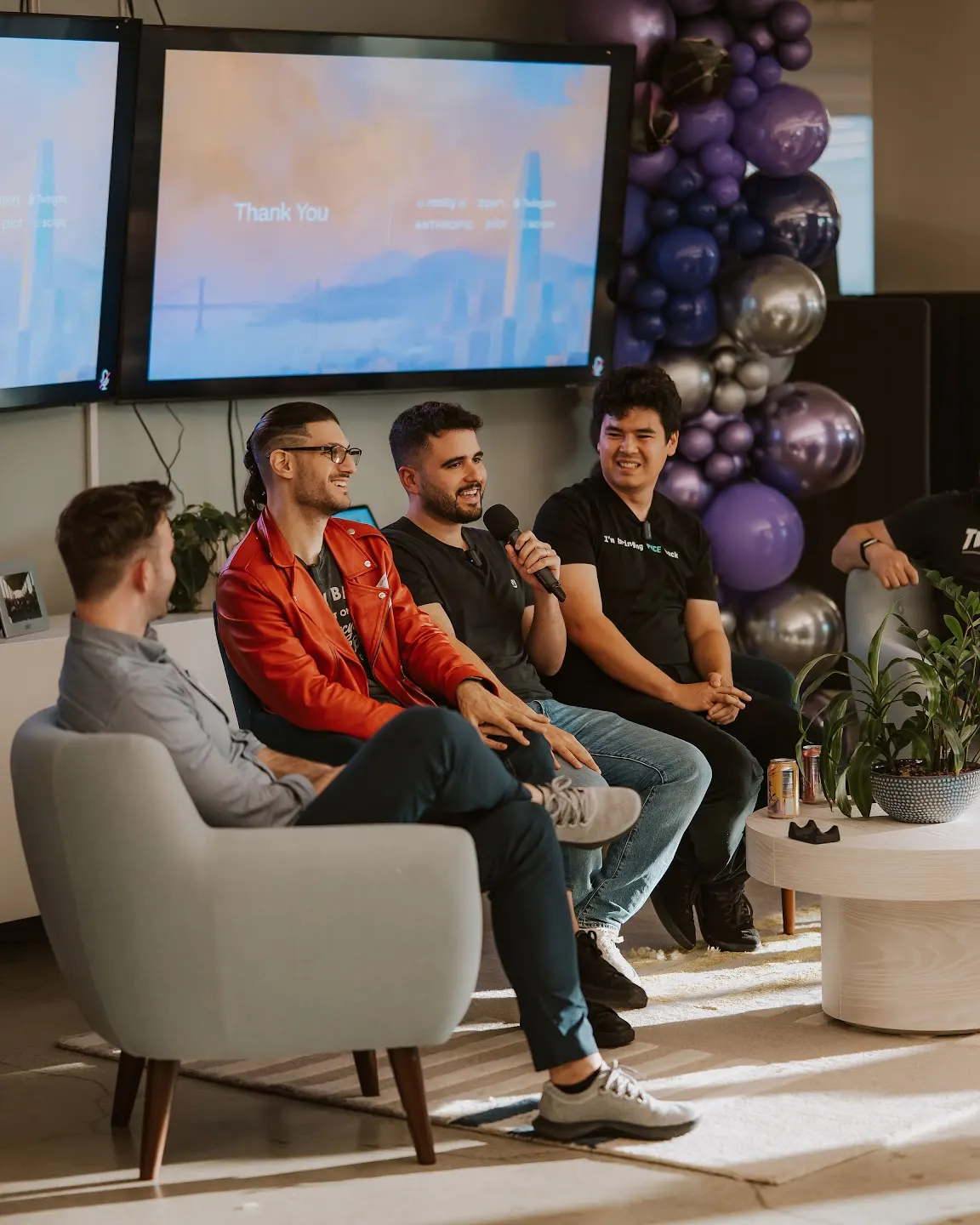 Attendees chatting and connecting at Rootly Meet Up (SF) - Running AI at Enterprise Scale (photo 2)