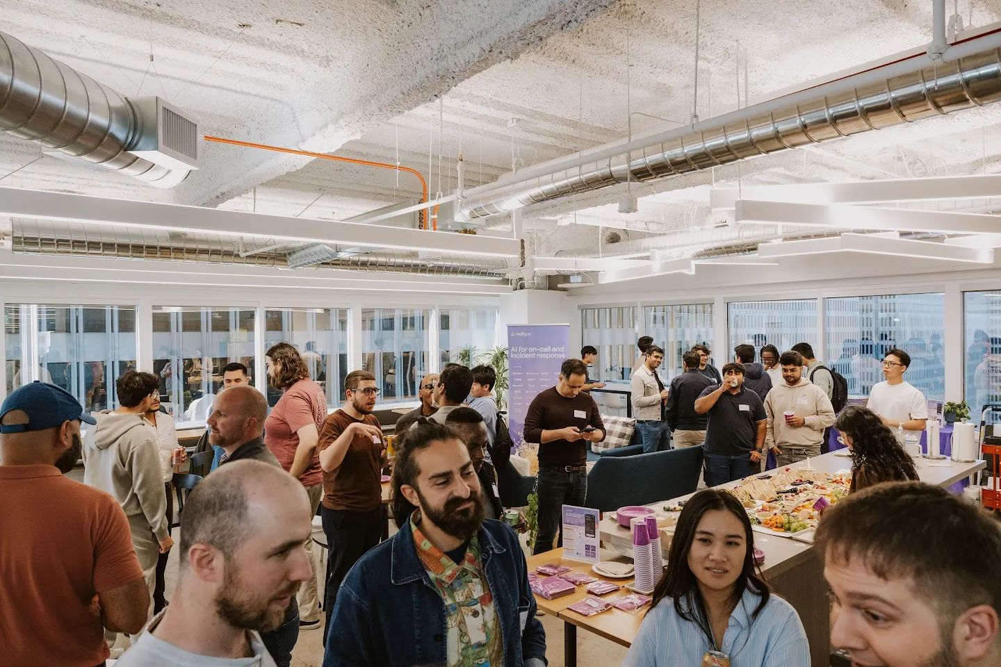 The audience gathered for the event at Rootly Meet Up (SF) - Running AI at Enterprise Scale (photo 3)