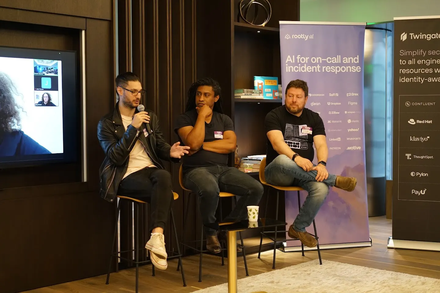 A speaker presenting to the community at BYOC Meetup w/ Twingate (photo 9)