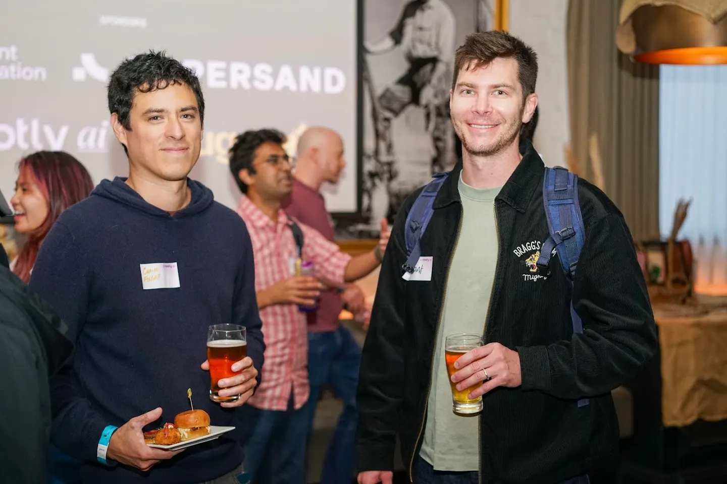 Community members posing together at SF Tech Week 2026 w/ Ampersand, Gauge, & Sentient Foundation (photo 3)