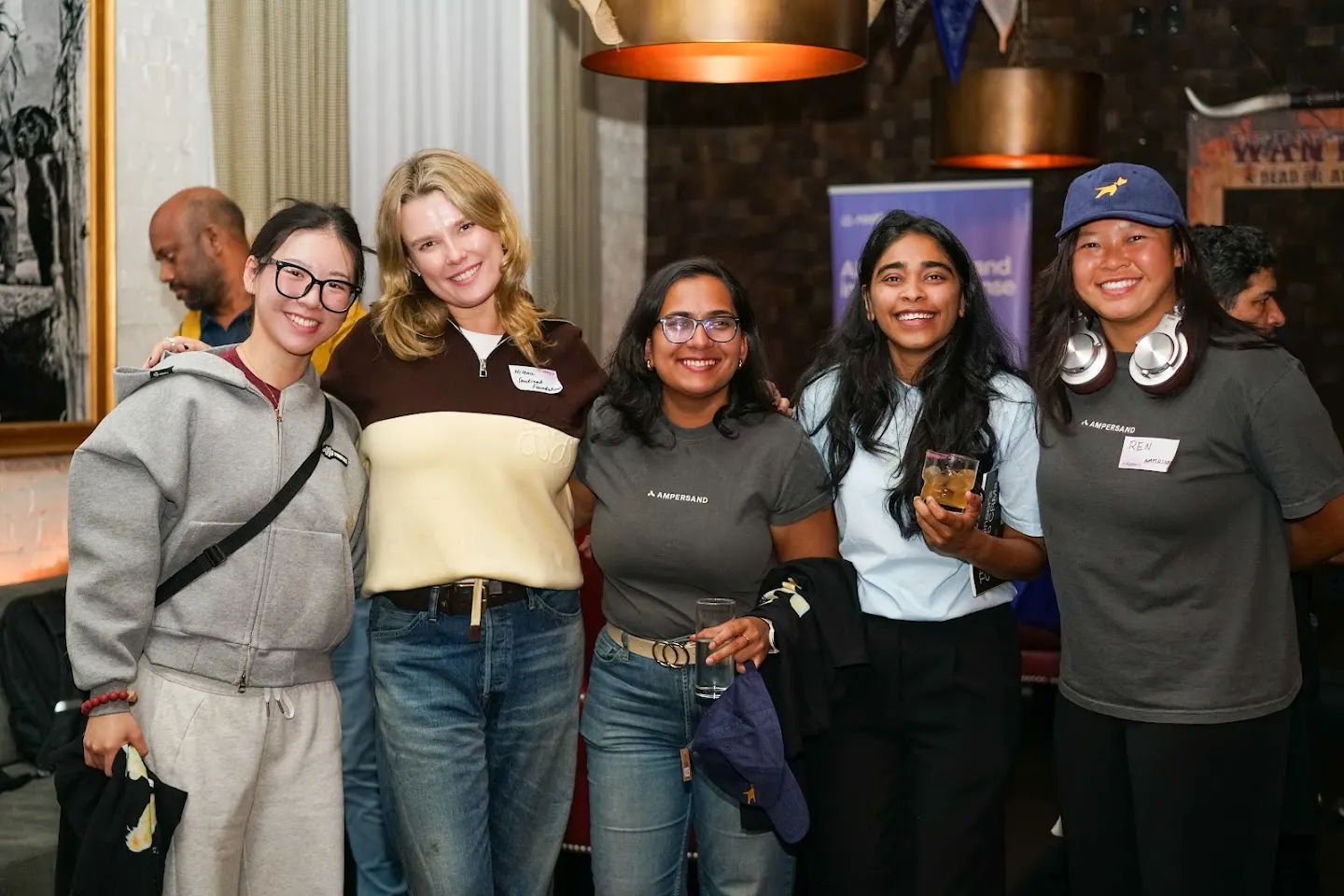 Community members posing together at SF Tech Week 2026 w/ Ampersand, Gauge, & Sentient Foundation (photo 4)