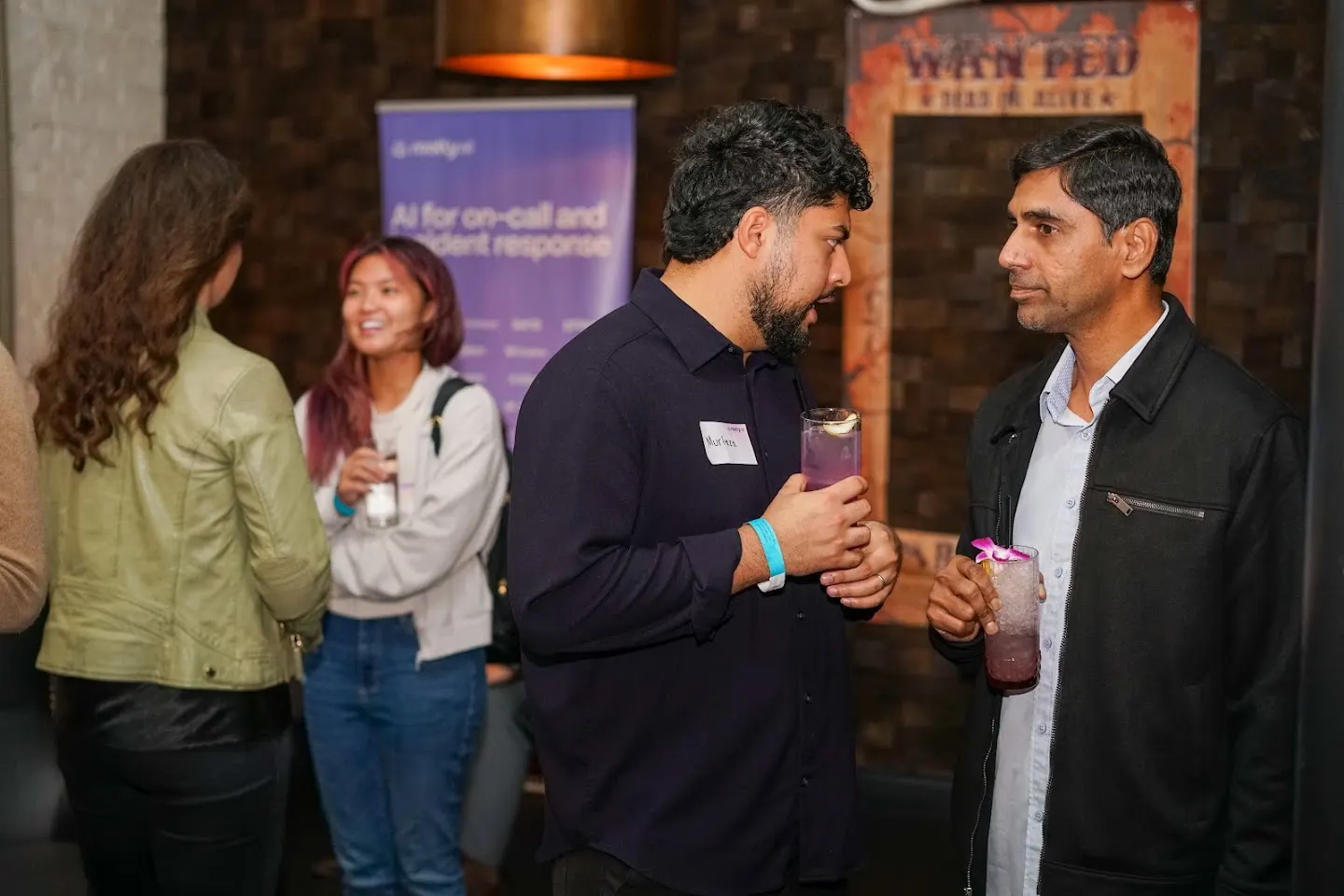 Attendees chatting and connecting at SF Tech Week 2026 w/ Ampersand, Gauge, & Sentient Foundation (photo 6)