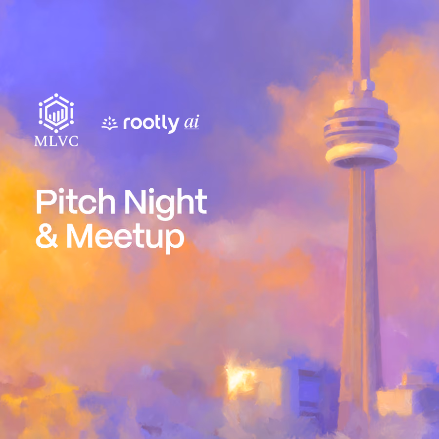 Pitch Night & Meetup - MLVC x Rootly AI event artwork