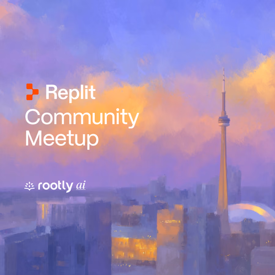 Replit Community Meetup - Toronto event artwork