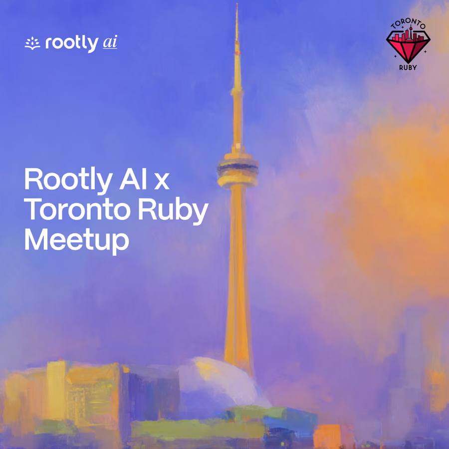 Rootly AI x Toronto Ruby Meetup event artwork