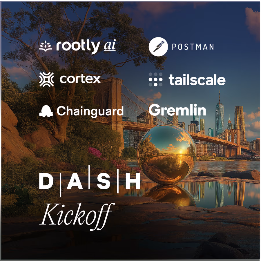 DASH Conference Happy Hour w/ Rootly, Cortex, Postman, Tailscale, Gremlin, & Chainguard! event artwork