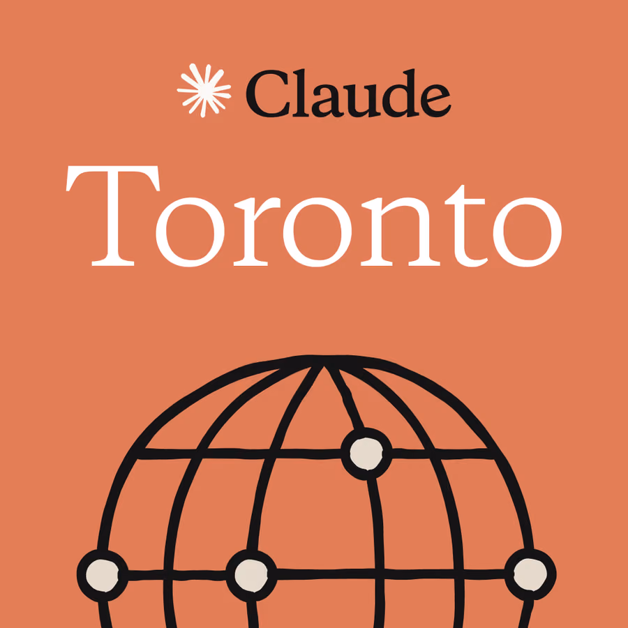Toronto | Claude for Founders & Entrepreneurs event artwork