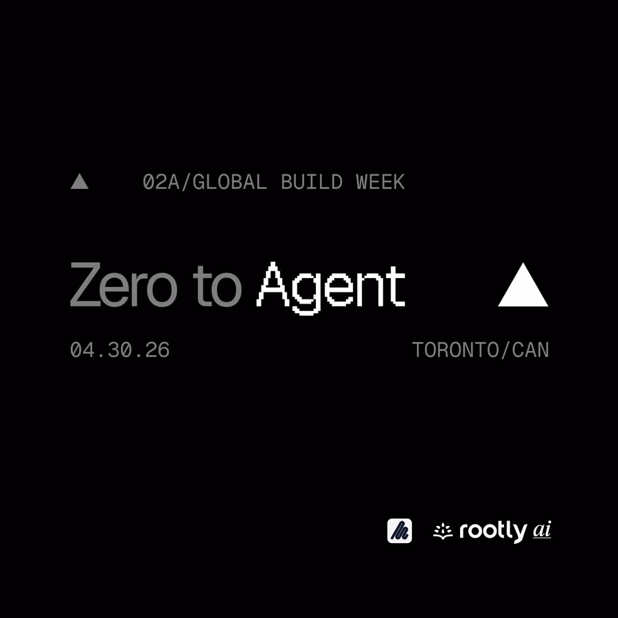 Zero to Agent : Toronto event artwork