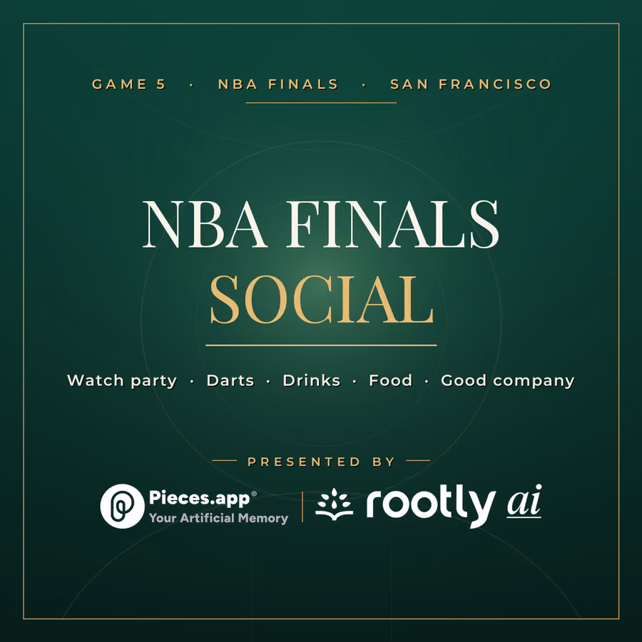 NBA Finals Social w/ Pieces & Rootly AI event artwork
