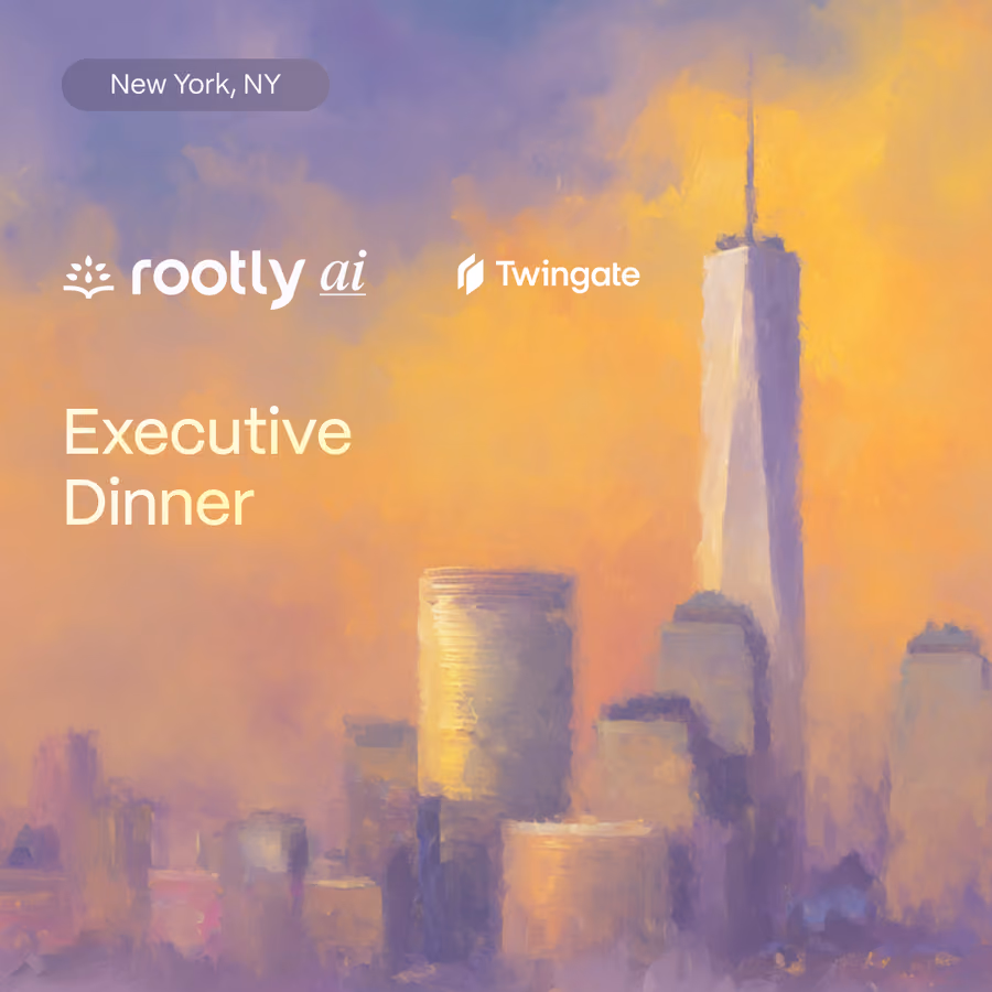 Rootly AI x Twingate Executive Dinner (NYC) event artwork