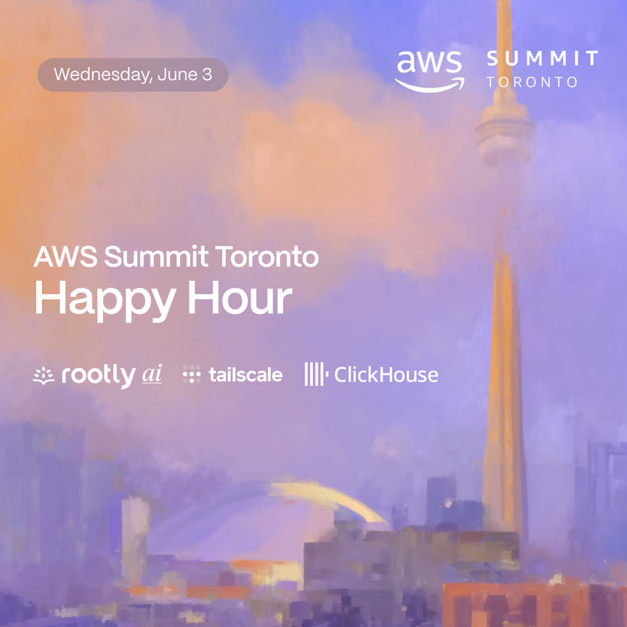 AWS Summit Toronto w/ Rootly AI, Tailscale, ClickHouse, & More! event artwork