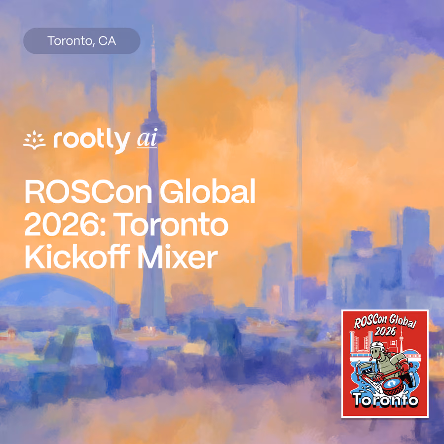 ROSCon Global 2026: Toronto Kickoff Mixer event artwork