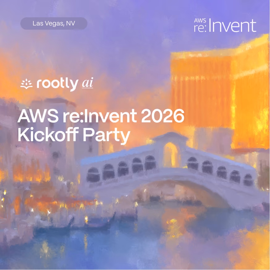 AWS re:Invent 2026 Kickoff Party event artwork