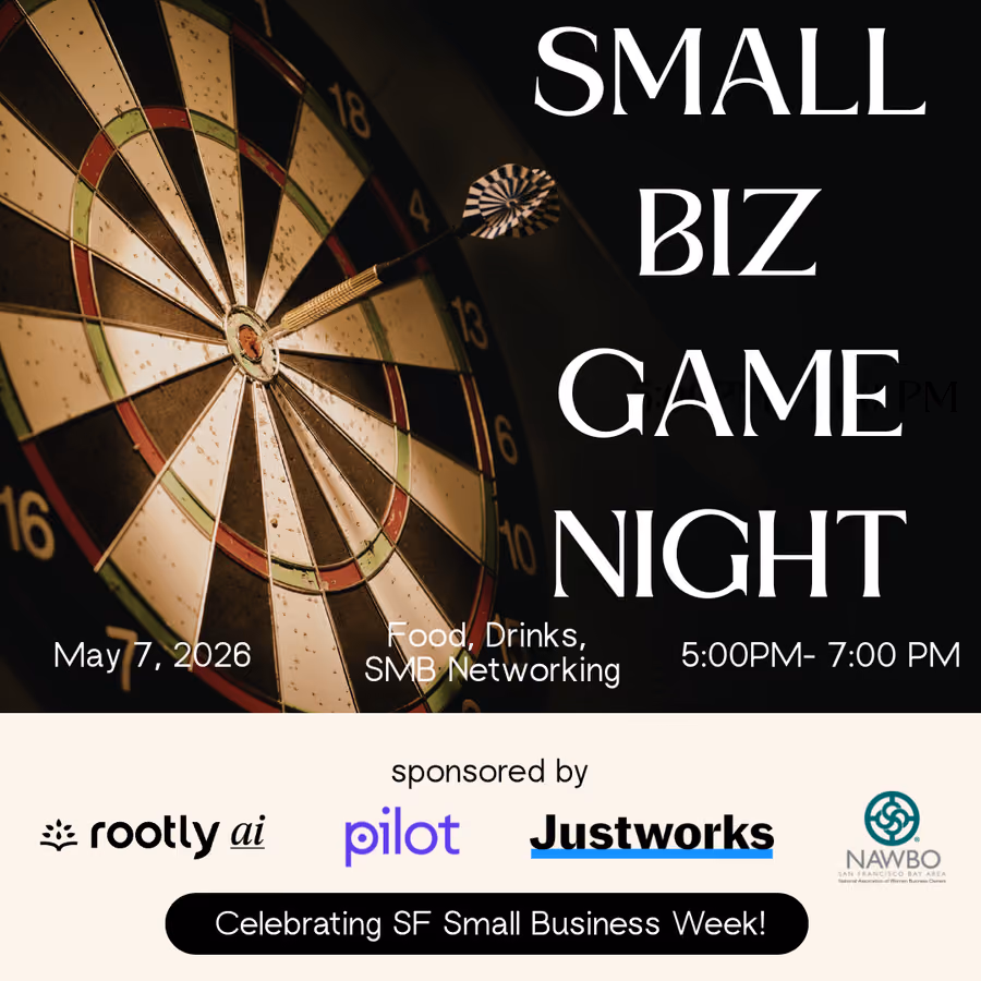 Small Biz Happy Hour & Game Night: SF Small Business Week event artwork