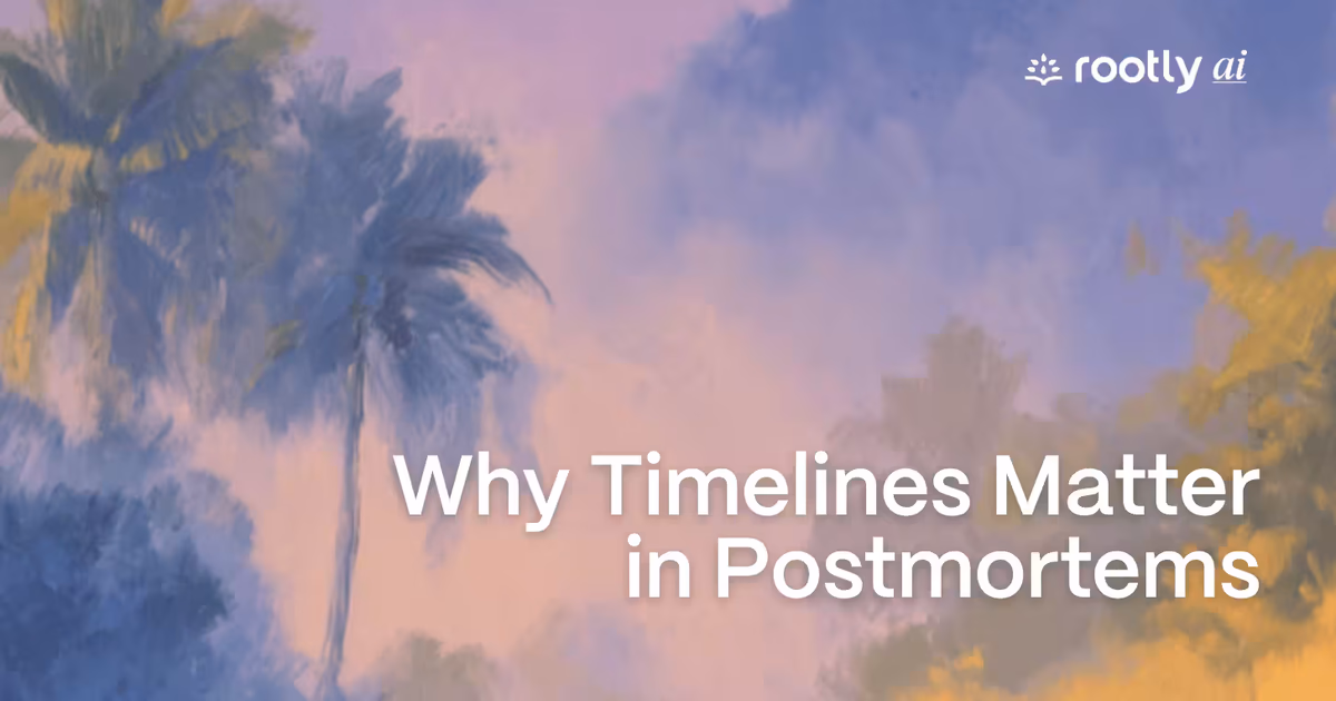 Why timeline construction matters in retrospectives and incident postmortems
